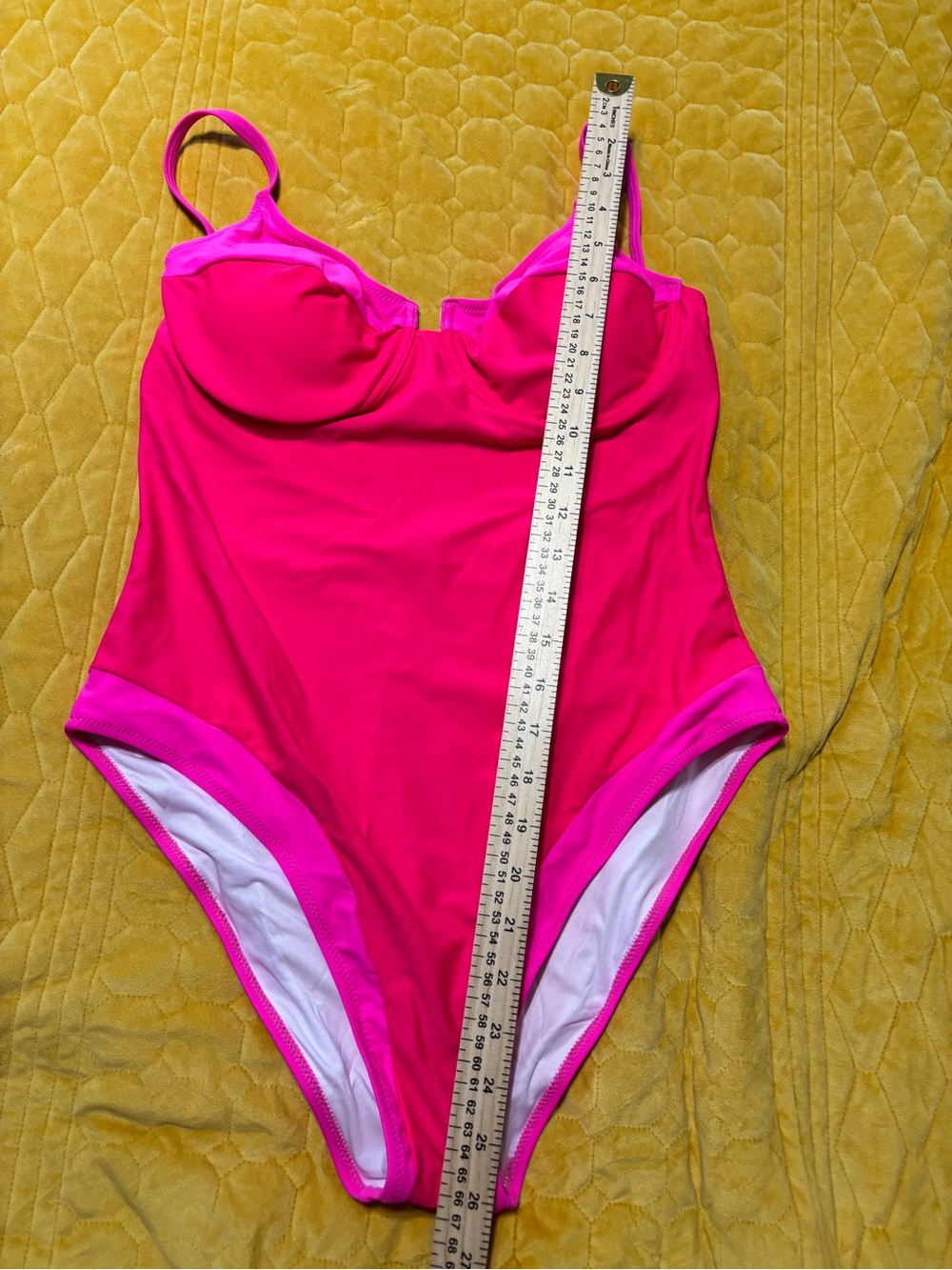 Popvil Woman’s Size L One-Piece Vibrant Pink Swimsuit - Unbranded #9